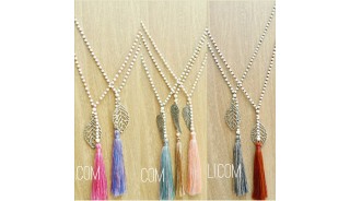 bali stone beads necklace tassels charms leaves fashion wholesale price